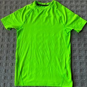 MTA Sports Boys Neon Green Active Shortsleeve Shirt - Size 10/12